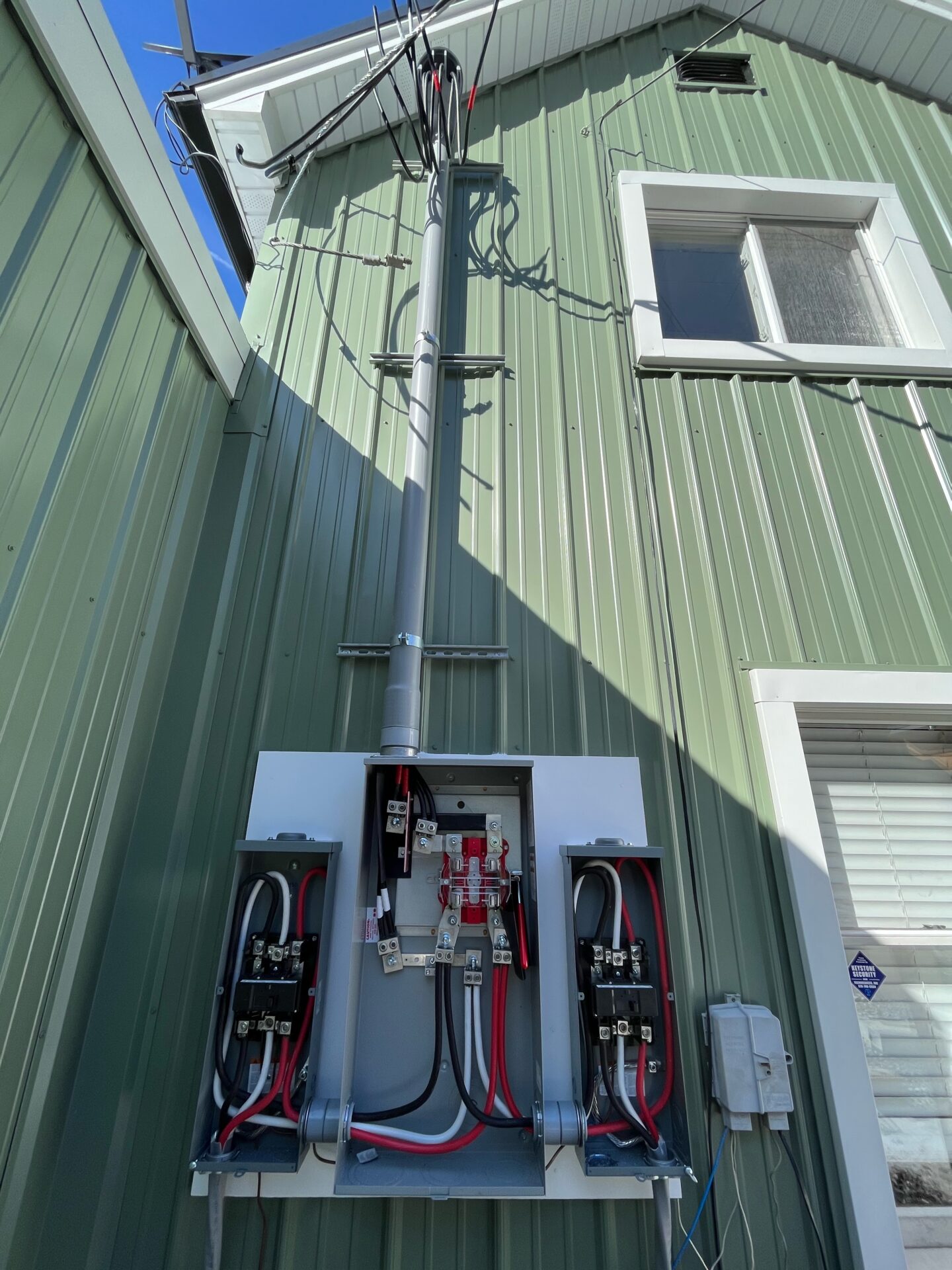 400 amp service entrance at the Mountain Top in Lock Haven Pennsylvania.